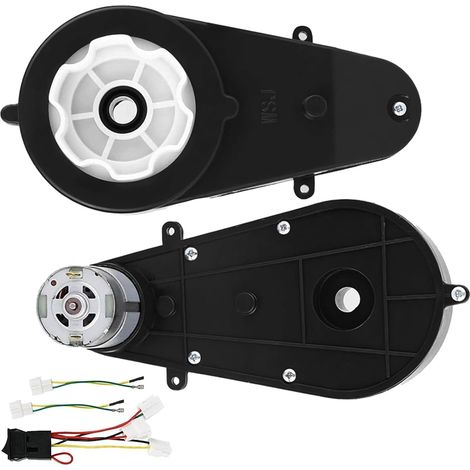 2 Stück RS550 12V 40000rpm Elektromotor, Elektromotor-Getriebegehäuse für Kinderautos, Ersatzteil für elektrische Kinderautos (1/5)