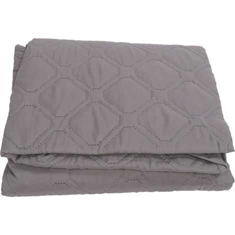 Housse de Matelas Imperméable Anti-Acariens en Coton Doux - Protège-Matelas Adapté Enfants et Personnes Âgées, Gris 135x190cm (1/5)