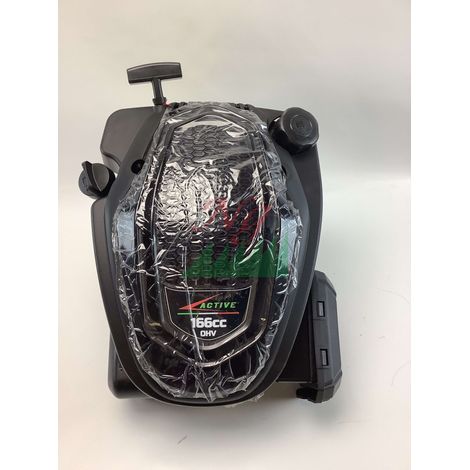 LONCIN A166 166ccm Komplettmotor, vertikale Welle 22x80mm, Seilzugstarter (1/4)