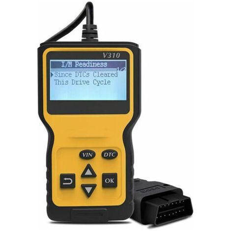Vehicle scanner diagnostic device, vehicle scanner reader: Reads and clears engine fault codes for easy detection of engine faults.--DTEKGAZ
