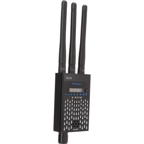 Rilevatore di segnale GPS wireless, 3 modalità di allarme affidabili, rilevatore RF professionale regolabile con 3 antenne per dispositivo di ascolto (1/5)
