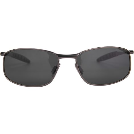 Ortviai Lunettes de soleil polarisées pour hommes – Monture en magnésium-aluminium A395, protection UV400, gris, lunettes de protection (1/5)