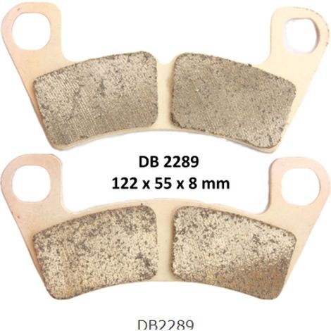 Plaquettes de frein avant Delta Arctic Cat 19 21 Wildcat Cushman