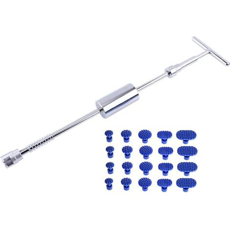 Kit Debosselage sans Peinture, Outils de réparation carrosserie debosselage carrosserie, avec Bloc de 20 Onglets (1/5)