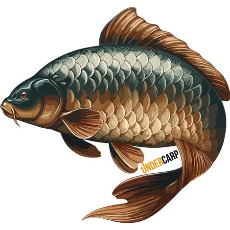 Pegatina de pez carpa (1/3)