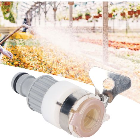 Universelle Schnellkupplung G1/2 G3/4 für Gartenschläuche, Adapter für Autowaschanlagen und Bewässerung (1/5)