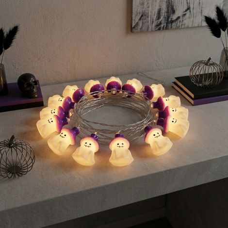 10 LED Ghostly Halloween String Lights (1/2)