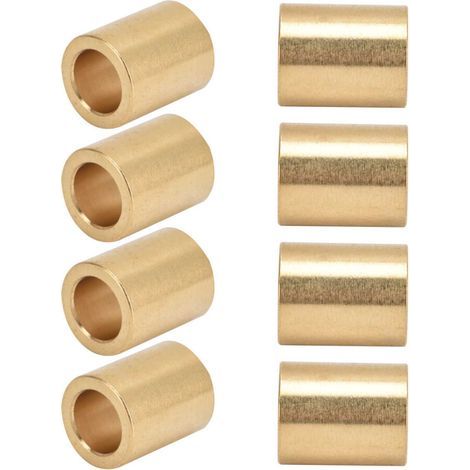Convient aux ensembles de manchons en laiton autolubrifiants, 8 pièces, diamètre intérieur 8 mm, diamètre extérieur 12 mm, longueur 15 mm, convient aux curseurs. (1/5)