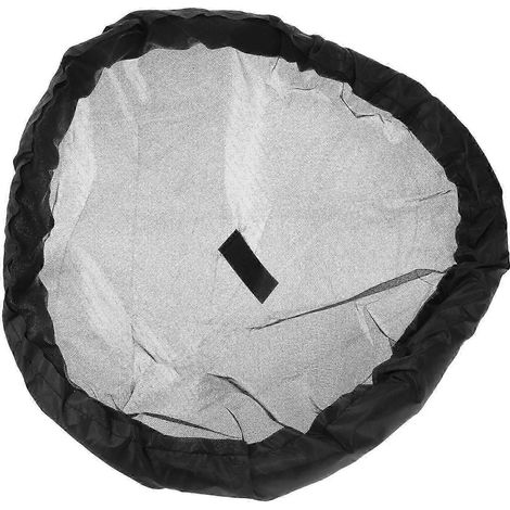 Filet de protection pour plantes aquatiques, barrière flottante en maille, polyester noir, 54 x 51 cm, filet de protection pour poissons (1/5)