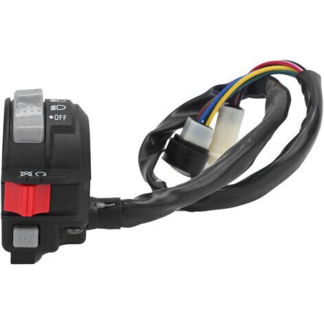 [JAMAIS UTILISÉ]Remplacement de bouton de démarrage de lumière de commutateur de guidon de poignée gauche pour Yamaha Moto 4 225 2x4 1986 (1/4)