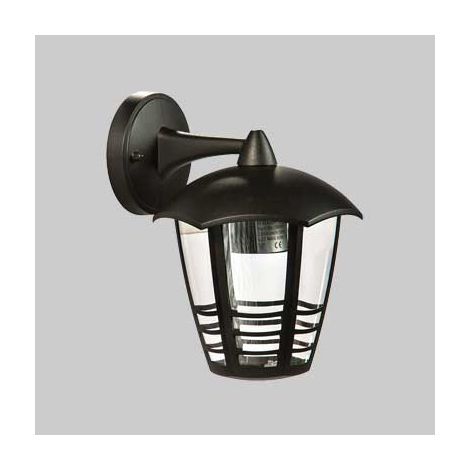 Applique da esterno verso il basso Green Light etna ip44 e27 nera