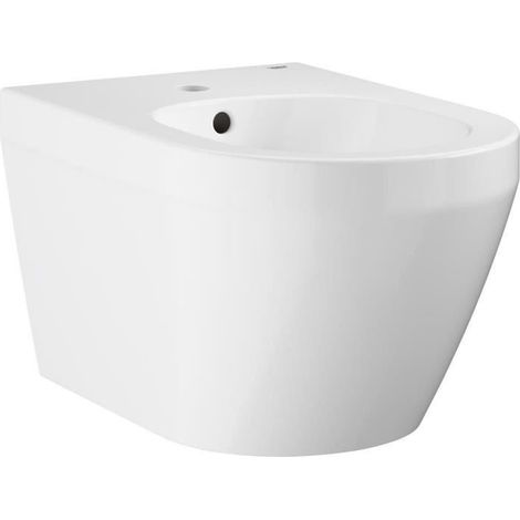 Bidet suspendu - GROHE Euro Ceramic - Porcelaine vitrifiée - Blanc