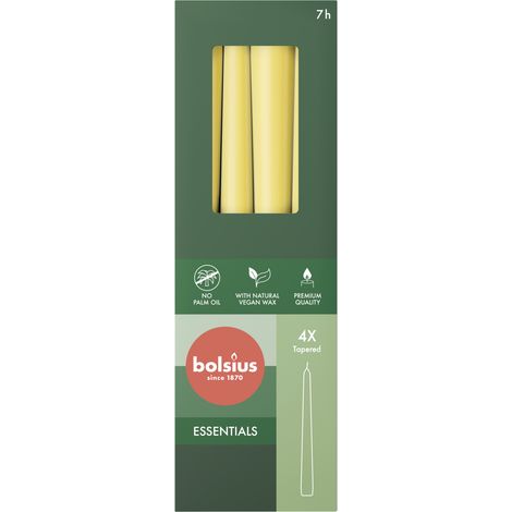 Candela 245/24 4pz Sunny Yellow BOLSIUS (1/2)