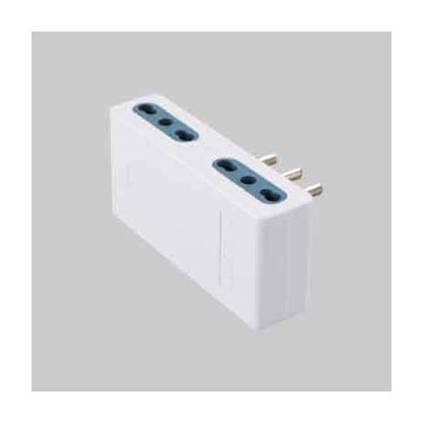 Adattatore quadruplo 16a ideal star 2p+t- prese 10/16a 2p+t IDEAL STAR
