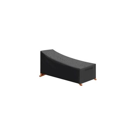 Funda antipolvo de tela Oxford, funda para tumbona, funda impermeable para sillas de jardín o patio, protección contra el viento y el sol para muebles. - Crezuo
