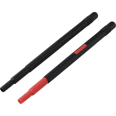 VOLTCRAFT MSL-510 Messspitzen-Verlängerung 200 mm Stecker 4 mm Buchse 4 mm  Rot, Schwarz 1 Paar