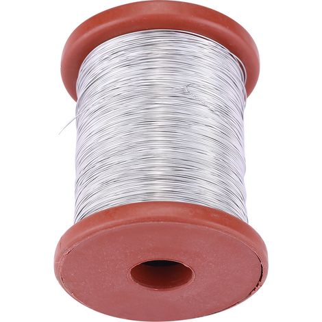 Rouleau de 500 g de fil d'acier inoxydable/fer pour outils de fabrication de cadres en nid d'abeille (fil d'acier inoxydable) (1/5)