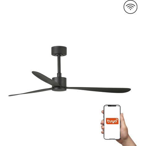 Faro Amelia Grand système intelligent Tuya noir mat à 3 lames (1/5)