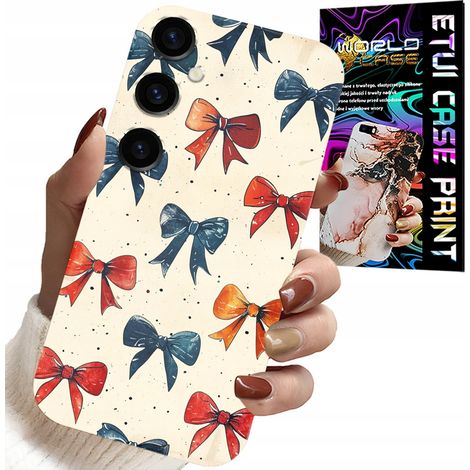 Custodia per Samsung Galaxy S24 - nastri colorati, motivi alla moda (1/5)