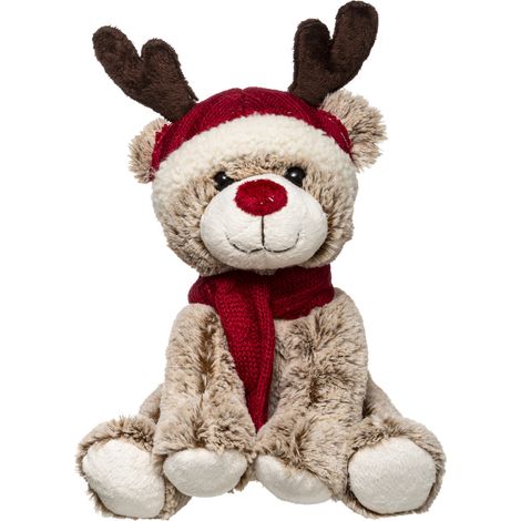 Atmosphera Renne peluche brun 35 cm décoration Noël