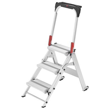 Scaletta 3 gradini - Altezza massima di lavoro 2.66m - 8883-001 (1/5)