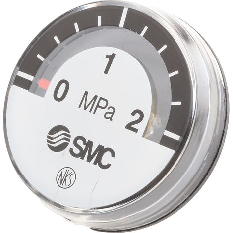 Manomètre SMC, 0MPa à 2MPa, Ø cadran 26mm ( Prix pour 1 )
