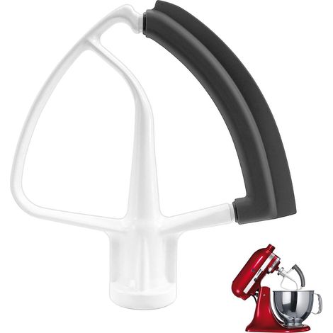 Batteur Flex Edge, Batteur de Bord Flexible avec Raclette,Compatible avec 4,5-5 Pintes,Tête de Mélange Secteur pour Pâtisserie et Préparation de Crèmes (1/5)