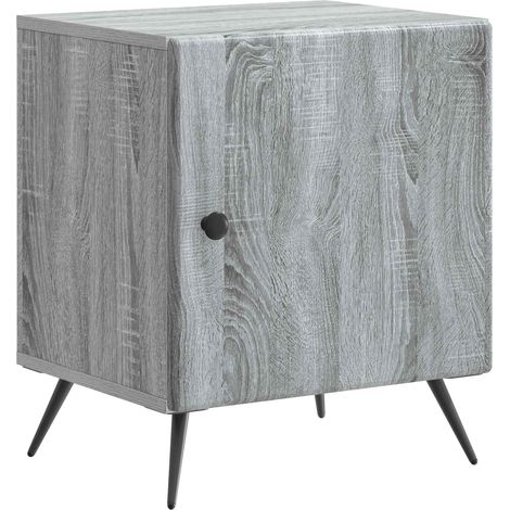 Nachttisch Graues Sonoma 43 x 34,5 x 50 cm Holzwerkstoff vidaXL