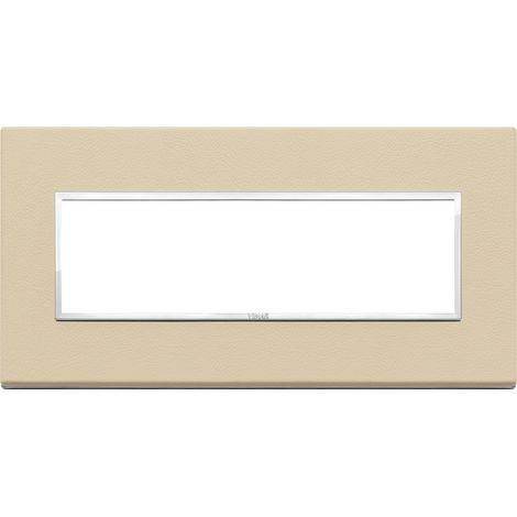 Placca 7M crema Vimar Eikon Evo 21657.21