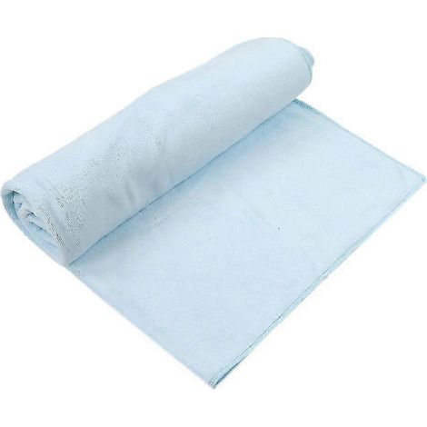 Lingettes de nettoyage en microfibre pour aquarium, outils de nettoyage pour vitres, très absorbantes, bleues, 70 x 140 cm (1/3)