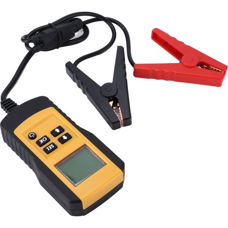 AE300 12V Digitaler Kfz-Batterietester, Multifunktionaler LCD-Bildschirm, Hochpräziser Batterielasttester (1/5)