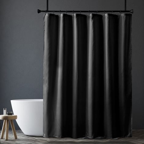 Rideau De Douche - Doublure En Polyester - 183 x 183 Cm - 12 Oeillets - Imperméable - Lavable En Machine - Pour Salle De Bain (1/5)