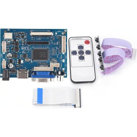 HDMI VGA 2AV Inverter-Treiberplatine für 7-Zoll-LCD-Bildschirm AT070TN92 800x480 (1/5)