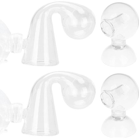 Lntyq CO2-Monitor für Aquarien, 4-teilig, Fischtank-Test mit Saugnapf, wiederverwendbar, effizienter Monitor für die Messung der CO2-Konzentration im Aquarienwassertank, Aquariumzubehör (1/5)
