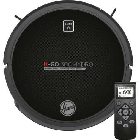 Hoover H-Go 300 HYDRO HGO320H 011 Robot Multifunzione 2in1, Aspirazione + Lavaggio, Nero (Hi-Gloss Black) (1/5)