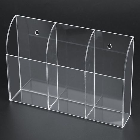 Acryl-Wandaufbewahrungsbox für Klimaanlagen-Fernbedienungen (3 Stück) (1/5)