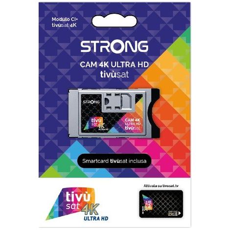 Modulo CAM Strong 4K con tessera