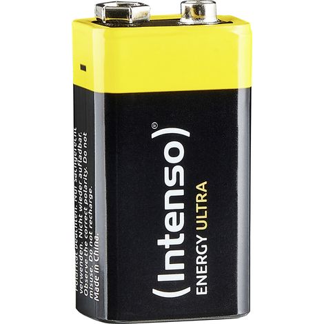 Intenso 7501451MP 9 V Block-Batterie Alkali-Mangan 560 mAh 9 V 10 St.