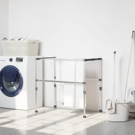 Sèche-linge 83 x (50-55) x (40-85) cm Aluminium (1/5)