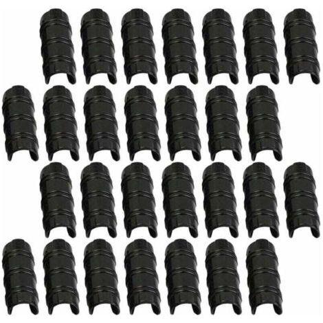 30pcs 32mm Serre Clips,Pinces à Tuyau pour la Fixation des Housses au Jardin Serres,des Films,des Plantes