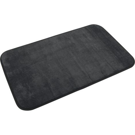 Tapis de Bain Microfibre "Vitamine II" 45x75cm Noir (1/4)