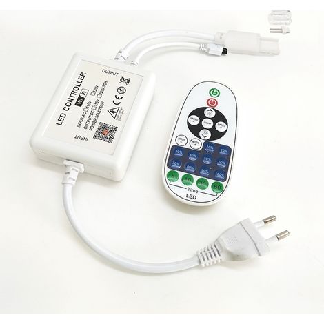 Controller Regolatore WiFi Striscia LED Monocolore con Telecomando RF Monocolore