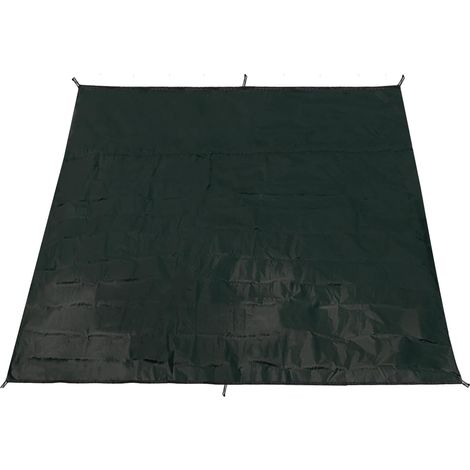 Tapis de Sol Camping Tarp Ultra Léger Bâche de Tente Anti Pluie Toile de Tente Abri Couverture Auvent pour Randonnée Plage Pique-Nique Noir M 180 x 220 cm (1/5)