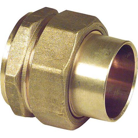 Raccord a souder en laiton rouge 4340g Raccord a vis joint conique un cote filet fem. 18-R 1/2" WG906 "