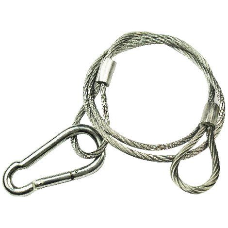 Karma Italiana SAFE 5MM cavo di sicurezza Argento 0,95 m (1/2)