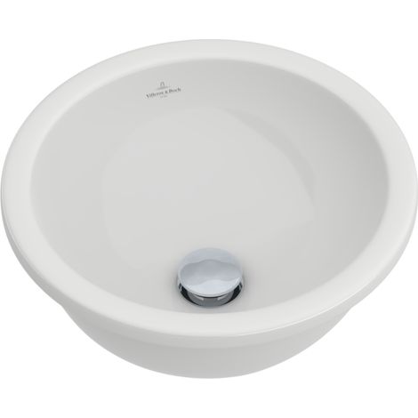 Villeroy und Boch Boucle de lavabo à encastrer & Amis 618133 diamètre 330mm, blanc, Coloris: Blanc - 61813301 (1/5)