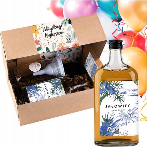 DIY-Set für einen Jungen, Geschenkbox für Gin 500 ml zum Geburtstag (1/5)