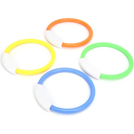 Set mit 4 Tauchringen für den Pool, lustiges Wasserspielzeug für Kinder (1/5)