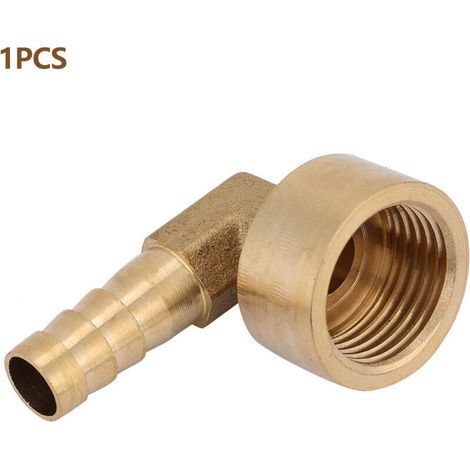 Raccord coudé femelle en laiton G1/2 pour tuyau, connecteur, adaptateur de joint (10 mm) (1/5)