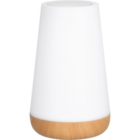 Lámpara de mesita de noche táctil USB recargable, 3 niveles de brillo, luz blanca cálida y colores RGB cambiantes, luz nocturna ideal para el dormitorio, la sala de estar o la oficina. (1/5)